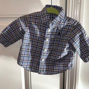 Baby boy polo button up with matching pants 3M